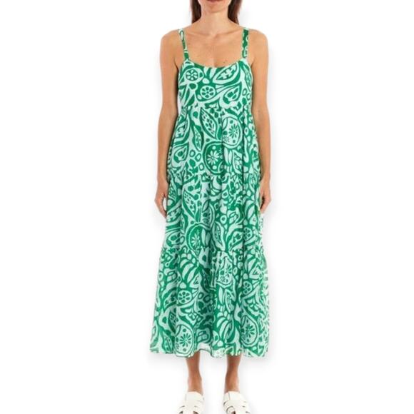 La Ligne Melisa Silk Blend Maxi Dress - Picture 1 of 11